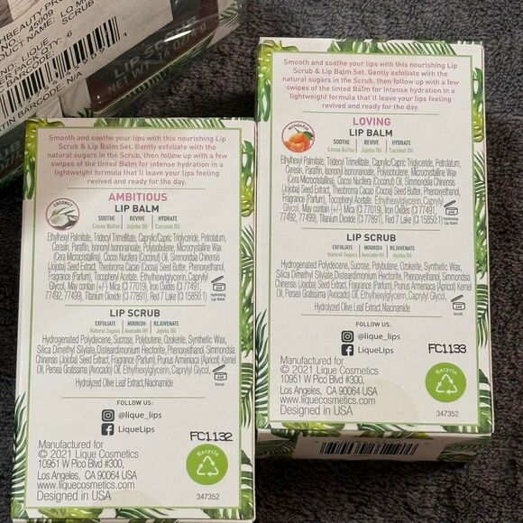 Lique Lip Care Kit with Lip Balm and Lip Scrub Reseller Bundle! - Picture 3 of 3